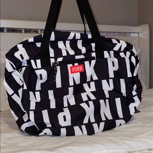 Pink beach bag used once